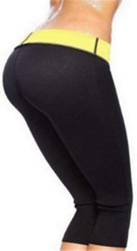 WorldCare® Womens Slimming Pants hermo Sweat Body Shapers Fitness Stretch Control Panties Burned t Slim Pants Color Black Size M188060 | Pack of 1