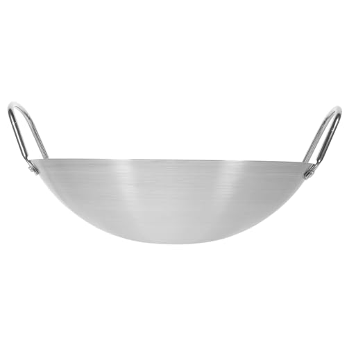 Wok de Acero Inoxidable BESTOYARD con Doble Asa miniatura 1