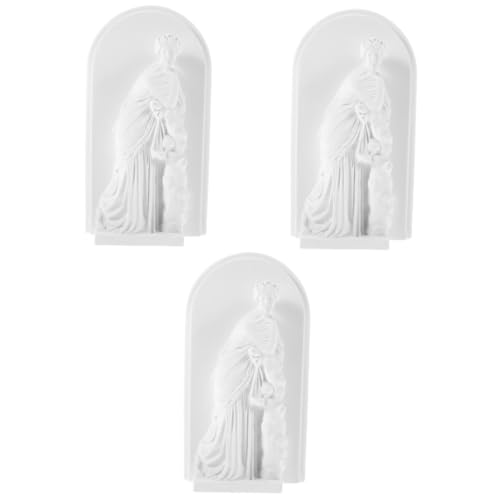 MAGICLULU 3 Piezas Decoración De La Diosa Figura Escultórica Ornamento De La Diosa Estatuilla De Diosa Estatua De La Diosa De Escritorio Estatuas De Diosas Decoración De Diosa Resina