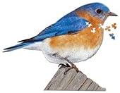 Miniatura 2 de Madd Capp Bluebird - Rompecabezas de 300 piezas para edades de 10 años en adelante, borde único en forma de animal, tamaño de póster, corte