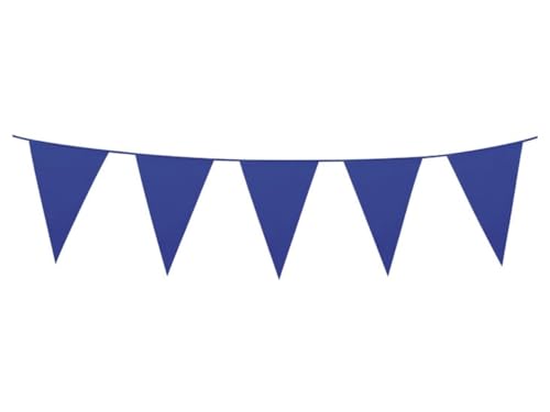 Boland - Riesen-Wimpelkette, Größe 10m, Fahnenkette, Foliengirlande, Hängedekoration, Karneval, Mottoparty, Geburtstag, Kindergeburtstag