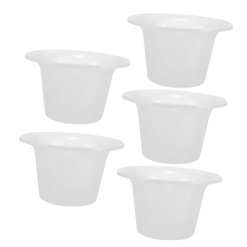 HEALEEP 5個 病棟のつばき 高齢者の便器 子供用小便器ポット トイレ小便器バケツ 子供部屋ポット ベッドサイドの小便器ボトル 厚くする 白い 男と女 夜便器 プラスチック