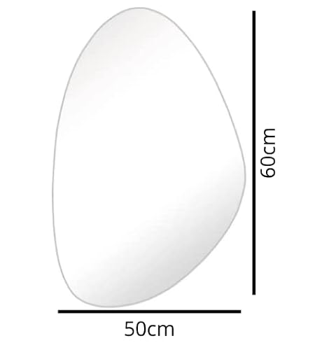 Espelho Organico 50x60 Lapidado Médio/Grande Decorativo Tendência Salão Barbearia Vários Tamanhos