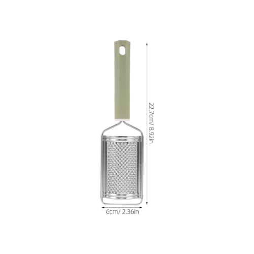 Rallador manual de acero inoxidable con mango verde miniatura 2
