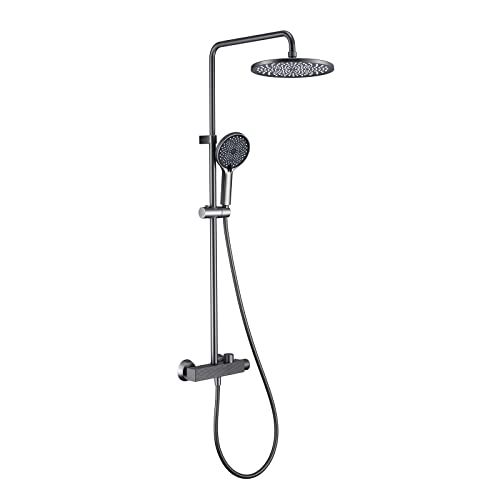 Colonne de douche thermostatique pour rénovation de salle de bain familiale