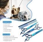 Kit Barbeiro Aço Inox Cabeleireiro Tesouras Navalha Pentes Barbearia Corte Masculino Profissional Ba