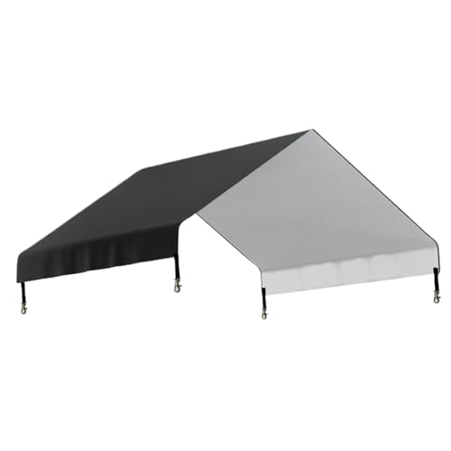 Cubierta de gallinero lona de protección impermeable exteriores toldo de larga duración porche 2