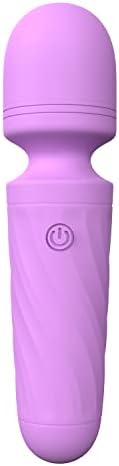 Rechargeable Mini Personal Massager, 10 Modes, Cordless, Whisper Quiet, Waterproof, Portability Easier (Size: 4.6 * 1.16 inches) - Light Purple