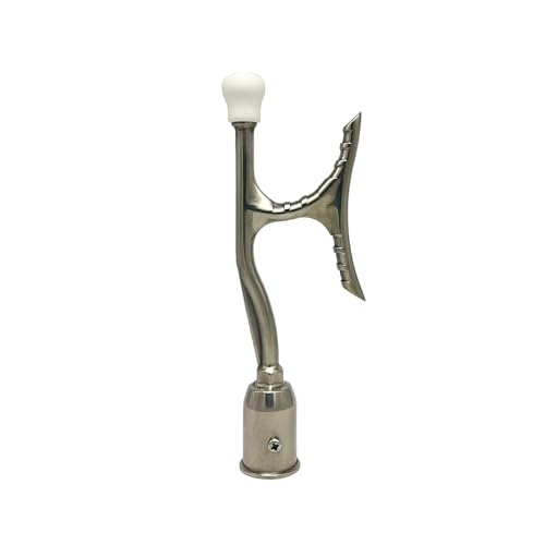 Avibo Marine-Grade Steel Hook for Extension Pole | Boat, Ship, and Open Ocean Marine-Grade Steel Hook | Grab Lines | Dock Boats | Extend Reach