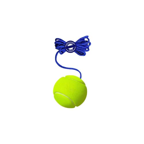 Image of Tennis Practice Ball with 3.5 Mtr String, Green, for Indoor /Outdoor Cricket Training, Pack of 1