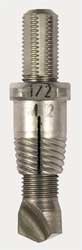Drill/Extractor Tool, 1/4 in Size/Cap