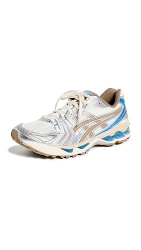 ASICS Women's Gel-Kayano 14 Sportstyle Shoe, 8.5, Cream/Pepper