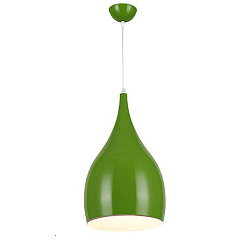 Lámpara de araña de metal diseño gota de agua con casquillo LED E27 premium
