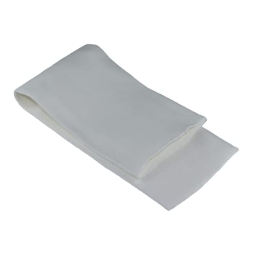 Image of TinaKim Ribbing Knit Fabric, Fir Waistbands Collar Cuffs Sewing Material (Tubular Milk White, 16x4in)