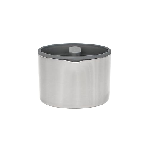 Image of Boon Tempro Stainless Steel Replacement Cup with Lid - Milk Cup Compatible with Boon Tempro Bottle Warmer - Baby Bottle Feeding Accessories - 8 Ounces