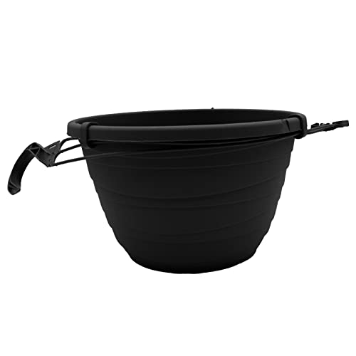 The Hc Companies HWA11005G186010LRDKI 11 Inch Wrapt Hanging Planter - Lightweight Outdoor Plastic Hanging Basket thumb #1