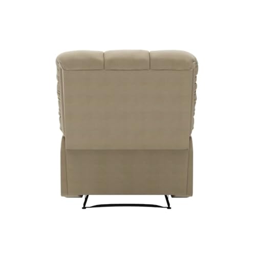 Image of Torque - Flumin 1 Seater Fabric Manual Recliner | Recliner Chair for Living Room, Office, Bedroom (Beige) | 1 Year Warranty