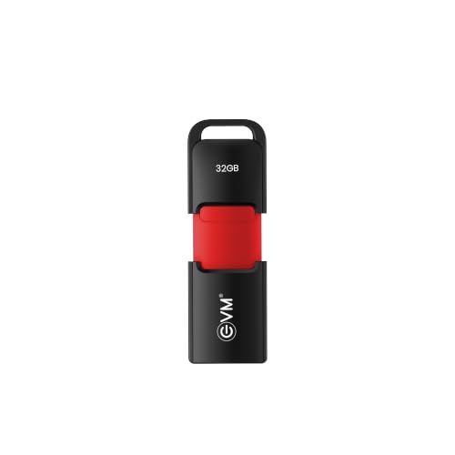 Image of EVM EnX 32GB USB 3.2 Gen 1 Flash Drive | Exceptional 120MB /s | Sturdy Premium Metal Body | Convenient Integrated Key Loop | Laptop Desktop Smart TV Car Stereo | 10 Years Warranty (ENX /32GB)