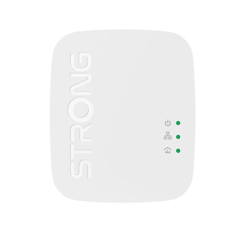 STRONG AV600 Powerline Adapter Kit, HomePlug AV2 Powerline Ethernet Extender, Plug & Play, One-Button Security, Power Saving Mode - Image 2