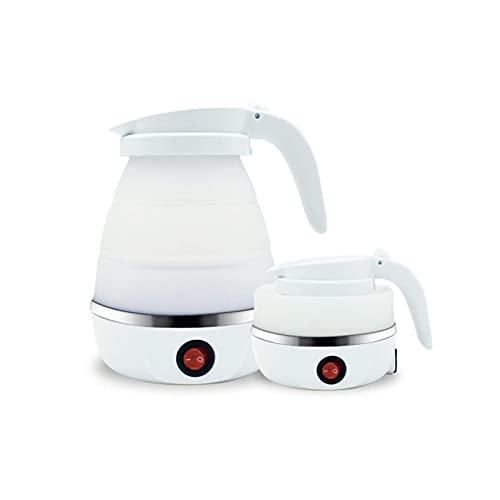 Tetera eléctrica mini plegable 800W silicona portátil miniatura 4