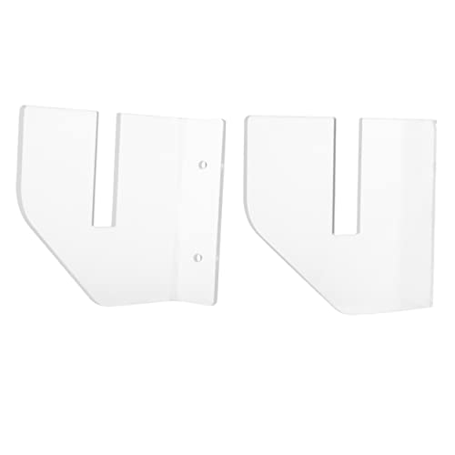 BESPORTBLE 1set Transparent Skateboard Holder Multi-function Skateboard Rack for Home Storage Wall-mounted Display Snowboards and Surfboards Space Saving Design