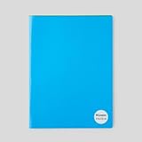  Monoprix Maison Cahier Bleu 96 Pages Petits Carreaux Couverture Carte 24X32Cm