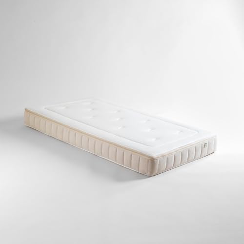 Kadolis - Matelas bébé 70x140x12 cm Chanvrenatura® – Chanvre, Fibre de Coco & Latex Naturel – Soutien Ferme Respirant – sans Traitement Chimique –...