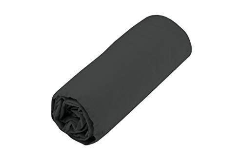 LOVELY CASA - Fitted Sheet 180 x 200 cm - Cottage - Charcoal Grey, Anthracite, Standard