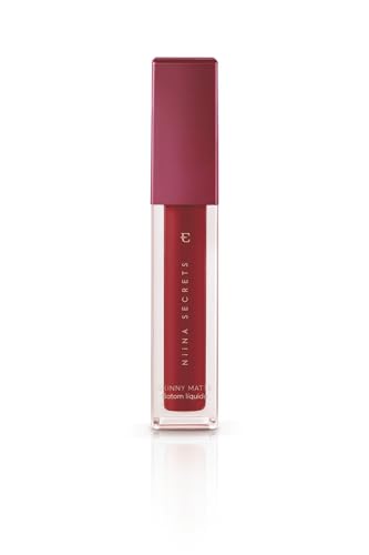 Eudora Niina Secrets Batom Líquido Skinny Matte Vermelho Hibisco 5Ml