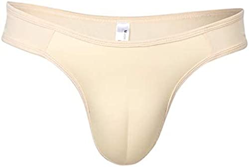 男性女装隠しパンティートランスジェンダーコスプレラクダつま先下着,ベージュ,×ラージ