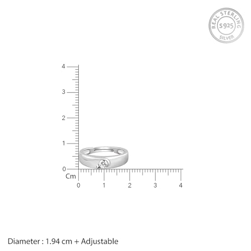 GIVA 925 Silver Fibonacci Ring, Adjustable | Gifts for Girlfriend, Gifts for Women and Girls | With Certificate of Authenticity and 925 Stamp | 6... - Image 5