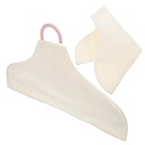 Cabilock 2 Piezas Fundas para de Perchas de Madera Antideslizantes y Antipolvo para Ropa Protectores Planos para Pantalones y Chaquetas Accesorios para Organización de Armario
