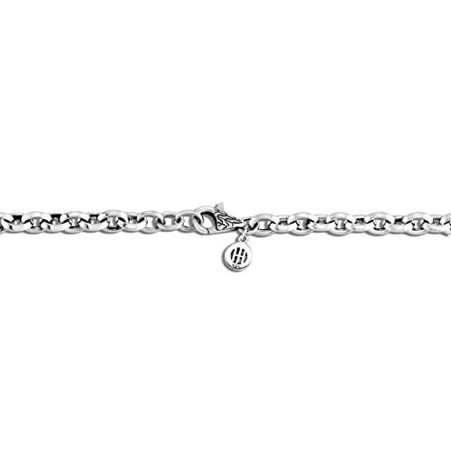 John Hardy Classic Chain Amulet Connector Silver Knife Edge 5.5Mm Chain Bracelet With Lobster Clasp (Large) #TOP3