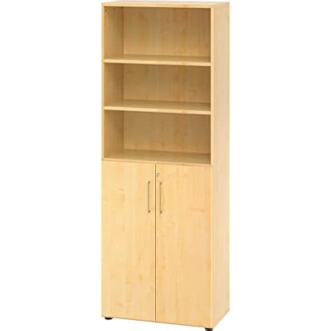 bümö® smart Aktenschrank abschließbar aus Holz Cover