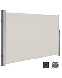 Expandir tu acogedor oasis: Con este toldo lateral SONGMICS, puedes convertir tu patio o balcón en un acogedor oasis para una atmósfera de comida al fresco sin preocupaciones de privacidad o el sol ardiente