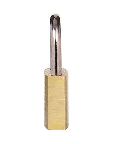 Sorzy 25MM Small Lock and Key for Luggage, Padlock for Luggage, Gold, Pack of 2 3