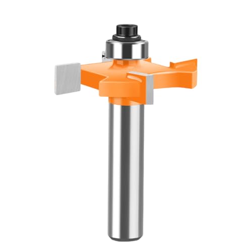 実用的なルータービットセット、木製建具8mmシャンク、長時間ベアリング、高精度フライスカッター付き。