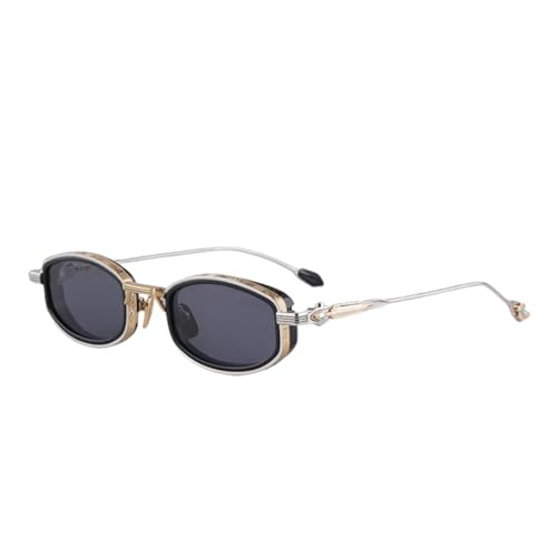 Lunettes de soleil de luxe femme vintage en alliage idéales pour vos terrasses et vacances