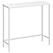 HOOBRO Schmaler Konsolentisch, 75 cm Beistelltisch, Flurtisch, Kleiner Ausstellungstisch, Sofatisch für kleinen Raum, für Eingang, Flur, Weiß EWW75XG01