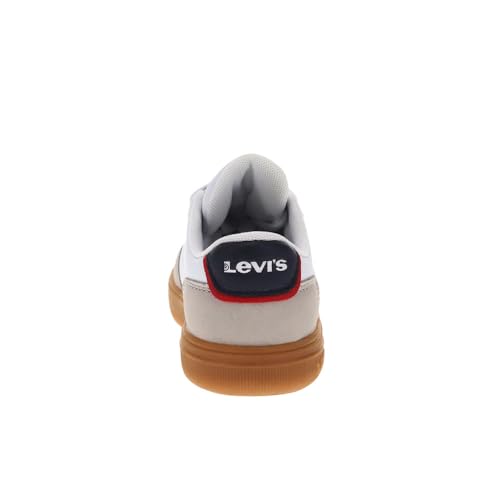 Levi's Kids Zane Sneaker, White/Gray, 5 US Unisex Toddler3