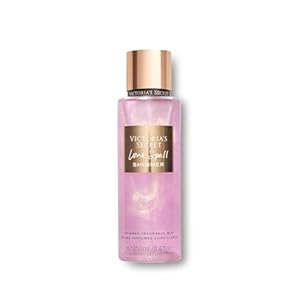 Victoria’s Secret Love Spell Shimmer Mist, Body Spray for Women, Notes of Cherry Blossom and Fresh Peach Fragrance, Love Spell Collection (8.4 oz)