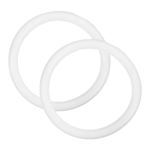 PAMINGONO 2 Anillos de Sellado de Silicona para Máquina de Helados Repuestos Multifuncionales Anillos Grandes Resistentes y Reutilizables Suministros para Heladería 2 Piezas