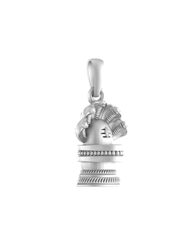Pendentif Shivling argent 925 Mtrolls petit modèle de 5,8 g avec chaîne sterling