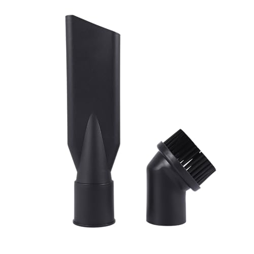 Niejgay Aspiradora Industrial, Cepillo Redondo y Juegos de Boquillas Planas, Accesorios Internos Duraderos para Aspiradoras Industriales de 44 Mm