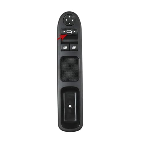 Interrupteur 6554.QA lève-vitre voiture Peugeot 207 bouton plastique ABS durable