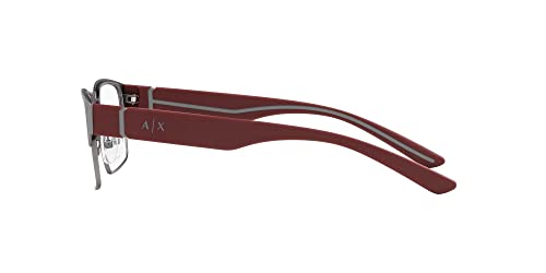 Image of Armani Exchange mens Ax1059 Rectangular Prescription Eyewear Frames