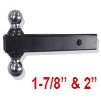 EZ Travel Collection Double Hitch Ball Double Hitch Tube