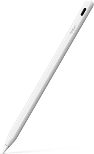 metapen A8-V4 Nuevo Lápiz para iPad 2018-2026, Carga Rápida 2X con USB-C, Apple Pencil para iPad A16/11/10/9/8/7/6 Gen, Pro12.9/11"/13" M4/M5, Air 3/4/5/M2/M3, Mini5/6/7 Gen A17pro, Marfil