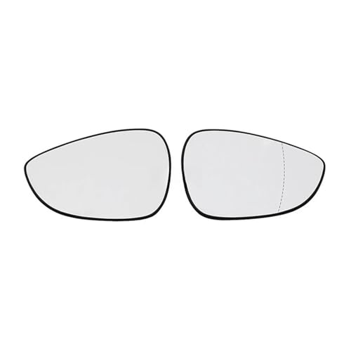 Verre rétroviseur pour Ford Fiesta MK7 2009-2015 glace latérale HD sans chauffage