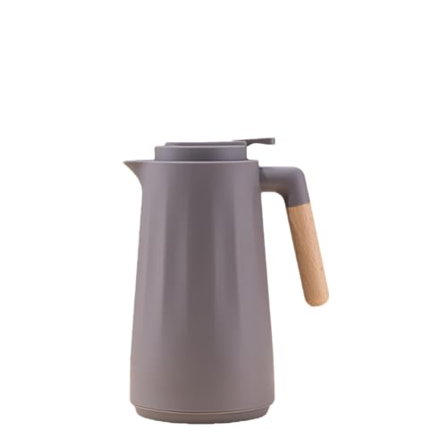 tangcheng 保温ポット 卓上ポット 魔法瓶 大容量 家庭用 真空断熱 広口 プッシュ式 業務用 旅行用 24時間の長期保温 保冷 シルバー ケトル 水筒 1000ML 魔法びん 家庭、オフィス、ホテル、パーティー、ディナー、レストランに最適です (